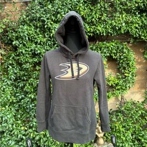 Anaheim Ducks Fanatics Faded Black Hoodie Women’s Size Small